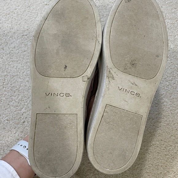 Vince mauve suede platform sneakers - Picture 4 of 4